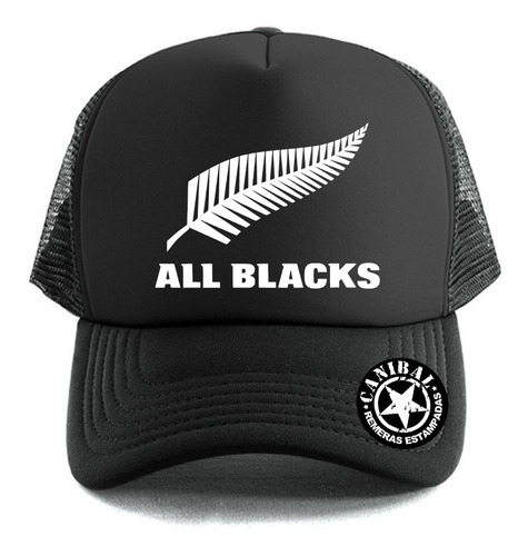 Gorras Trucker All Blacks Rugby Remeras Estampadas Canibal