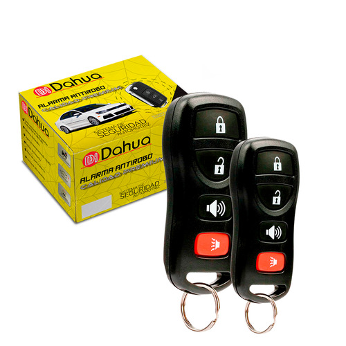 Alarma De Seguridad Universal Antirrobo Para Auto Coche 2 Controles Y Sirena Dal017