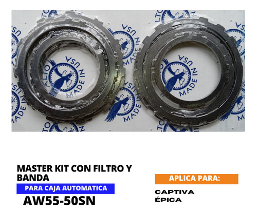 Master Kit Filtro Y Banda Chevrolet Captiva pica Aw55-50sn Foto 6