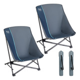 Silla De Camping Plegable Ligera Para Adultos, Asiento Bajo