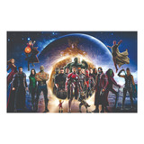 Banner Gigantografia Infantil Avenger Con Bolsillos 120x80cm