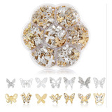 Pedreria Para Uñas Grande Piedras Decorativa Mariposa 30pcs