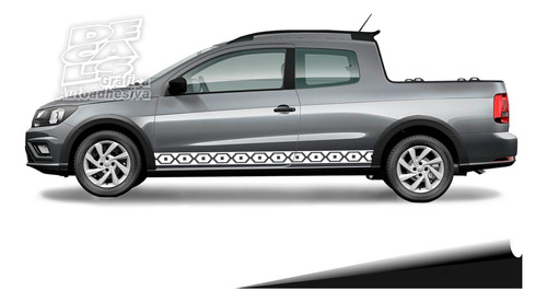 Calco Volkswagen Saveiro Trend Guarda Pampa Juego Laterales