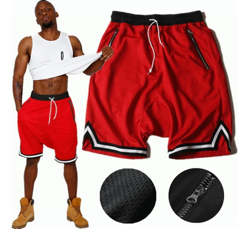 Pantalones De Baloncesto De Hombre Sueltos Y Transpirables