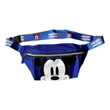 Riñonera Canguro Bolso Mickey Mouse Azul