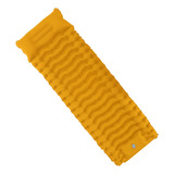 Colchoneta Aislante Inflable Origami Inflador Incorporado Color Naranja