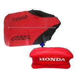 Funda Asiento Tapizado + Bolso Honda Xr 600 1998,replica