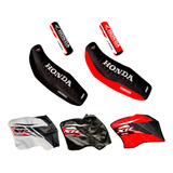 Combo Kit Funda Asiento Honda Xr125l + Tanque + Pad Fmx