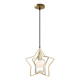 Colgante Lámpara Moderna Estrella 32cm 40w 1