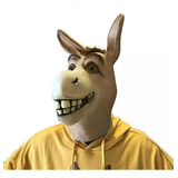 Máscara Látex Burro Shrek Halloween Realista Terror Disfraz