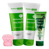 Kit Skin Care Para Pele Oleosa C/ Máscara Facial Anti-acne