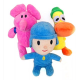 Peluches X 3 De Pocoyo Suave Olor  + Obs #234