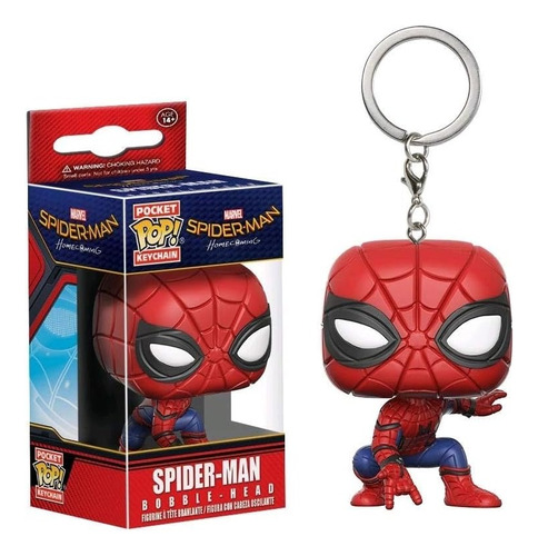 Llavero Pocket Funko - Spiderman Peter Parker Avenger Marvel