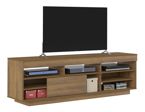 Mesa De Tv Bertolini Treviso Pino Para Pantalla Hasta 60