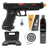 Pistola Rossi Gk Combat Master Gbb Glock 17 De Airsoft 6mm