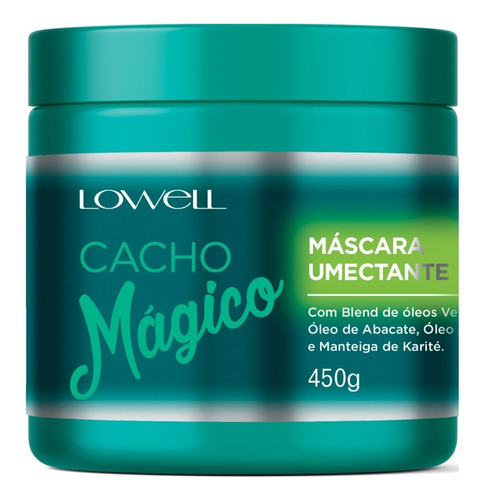 Máscara Umectante Cacho Mágico Lowell 450g