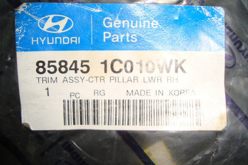 Moldura Vestidura Pilar Central Derecha Para Hyundai Getz  Foto 3