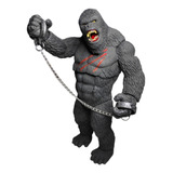 King Kong Con Sonido Y Articulado 30 Cm Alto Con Accesorios