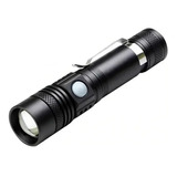 Linterna Led 3000 Lumens Recargable Con Zoom Resiste Lluvia