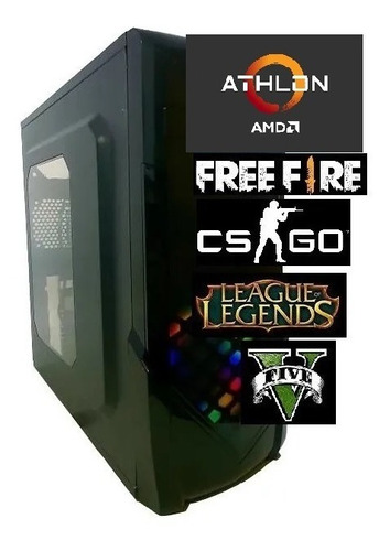 Pc Gamer Barato Amd Athlon 3000g 16gb Ssd 240gb Gta Lol Csgo