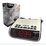 Radio Reloj Digital Despertador Alarm Am/fm Cmik Mk-208