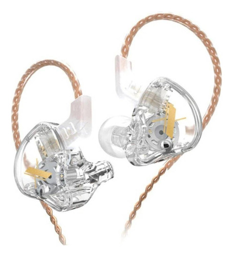 Fone De Ouvido In-ear Kz Kz Edx Kz Edx Transparente