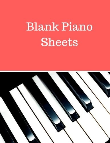 Blank Piano Sheets Treble Clef And Bass Clef Empty 12 Staff,