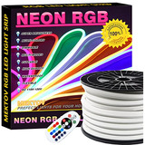 Tira De Luces Led Neon Rgb Mektov, Ac 110v/multicolores...