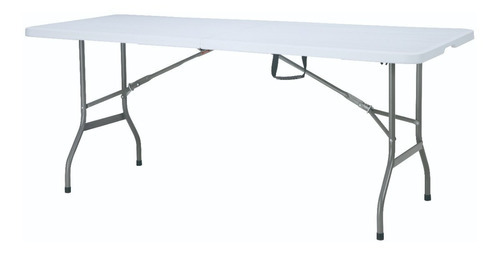 Mesa Plegable Klatter Rectangular Maleta 11.4kg Blanco Nuevo