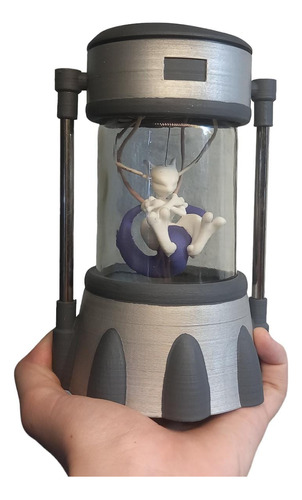 Mewtwo Lampara Capsula Impresion 3d