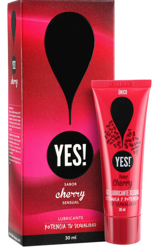 Yes! Gel Lubricante Íntimo Cherry 30 Ml.