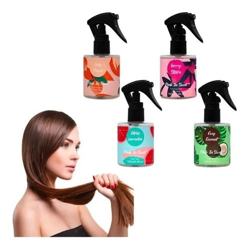 12 Perfumes Para Cabello Aromatizador Protector Hair Mist 
