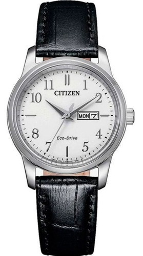 Reloj Citizen Ladies' Strap Original Para Dama Ew3261-06a Color De La Correa Negro Color Del Bisel Plateado Color Del Fondo Blanco 61492