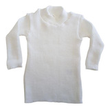 Blusa Básica Cacharrel De Tricô Branco Tricô Kids