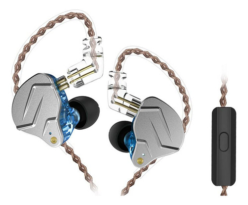 In Ear Monitors Para Keephifi Kz Zsn Pro Azul