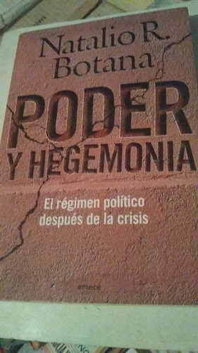 Poder Y Hegemonia Régimen Político Natalio R. Botana C422