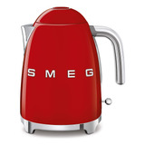 Tetera Eléctrica Smeg, 1.7 L, Rojo