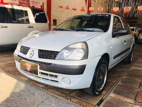 RENAULT CLIO SEDAN EXP 1.0 16V 2004 PRATA COMPLETO NOVO