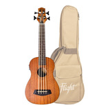 Flight Dubs Mah/mah Ukulele  Bajo Electro Acustico 4 Cuerdas