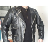 Campera Cuero Motoquera