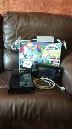 Wii U Seminuevo Con Tres Juegos Incluidos