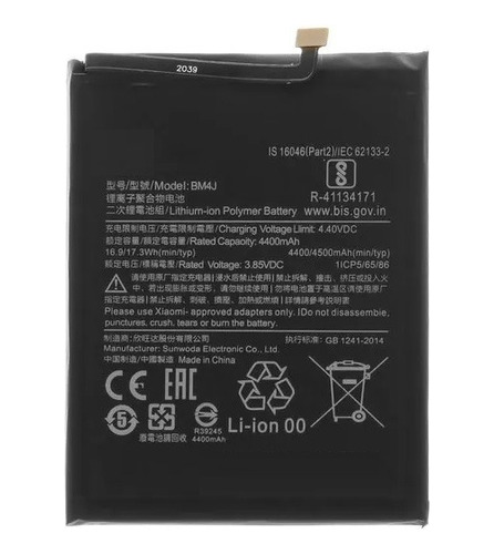 Bateria Bm4j Para Xiaomi Redmi Note 8 Pro