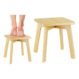 Taburetes De Madera De Bambú Para Niños Y Adultos Taburete