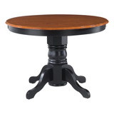 Home Styles Mesa De Comedor Redonda Con Pedestal De Roble Ne