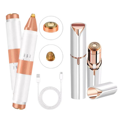 Depilador Vello Facial Doble Punta Gaon Kit Removedor Bozo Cejas Usb Recargable Portatil Rostro Mujer Unisex | MercadoLibre