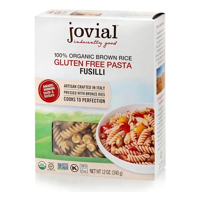 Pasta Organica Sin Gluten Fusilli Arroz Integral 340g Se | MercadoLibre