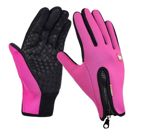 Guantes Motos Bici Polar Térmicos Cierre Invierno Water