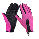 Guantes Motos Bici Polar Térmicos Cierre Invierno Water