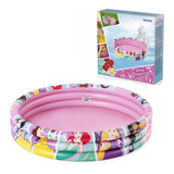 Piscina Inflable Tres Aros Rosada Para Princesas 114cm 91047