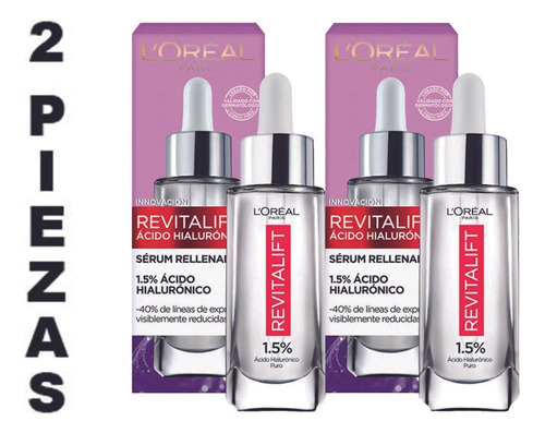 Sérum Rellenador L'oréal Revitalift Ácid Hialurónico 30 Ml,2